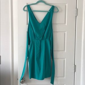 Aqua cocktail dress - size large